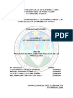 Caso #4 Evaluación Escolar