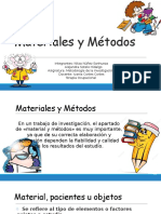 Materiales y Métodos