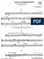 Variations Saxophoniques - Fernande Decruck (3. Tenor)