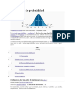 Distribución de Probabilidad