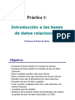 Introducción A Las Bases de Datos Relacionales