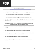 Molecule Shapes Student Handout