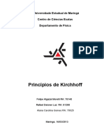 Relátório Leis de Kirchoff