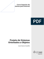 5º Semestre - Projeto de Sistemas Orientados Objeto