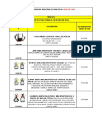 Lista de Precios Seguridad Industrial