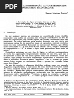 A Base de Uma Administração Autodeterminada o Diagnostico Emancipador - Ramon Garcia