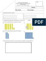 Evaluación Matemáticas Mayo