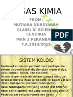 Tugas Kimia: From: Mutiara Nursyarah Class: Xi Science Cendikia Man 1 Pekanbaru T.A.2014/2015