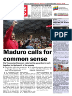 Maduro Calls For Common Sense