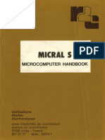 MICRAL S Microcomputer Handbook Aug74