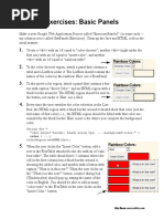 Exercises Gwt Panels 1