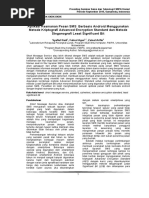 Download Jurnal APLIKASI KEAMANAN PESAN SMS BERBASIS ANDROID MENGGUNAKAN METODE KRIPTOGRAFI ADVANCED ENCRYPTION STANDARD DAN METODE STEGANOGRAFI  by hadixyz SN330592942 doc pdf