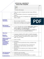 Seton Hill University Lesson Plan Template: Name Subject Grade Level Date/Duration