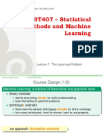 1: The Learning Problem