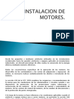 Instalacion de Motores