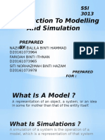 Introduction To Modelling and Simulation: Prepared BY