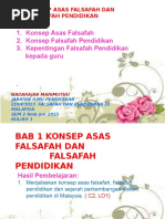 Bab1 Konsep Asas Falsafah Dan Falsafah Pendidikan