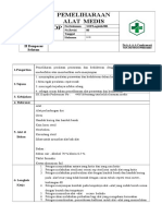 SOP Pemeliharaan Alat Medis