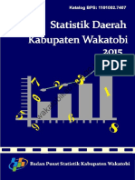Statistik Daerah Kabupaten Wakatobi 2015