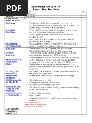 lesson plan 