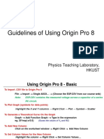 OriginPro8 Guidelines