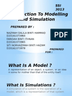 Introduction To Modelling and Simulation: Prepared by
