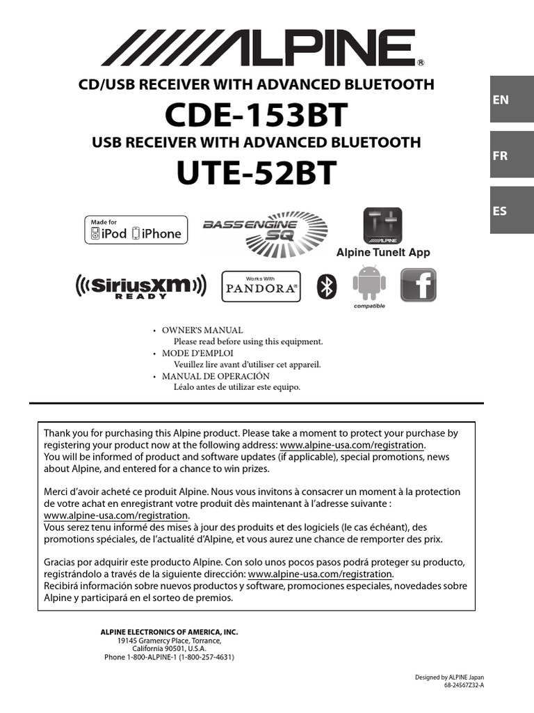 Om Ute-52bt Cde-153bt En