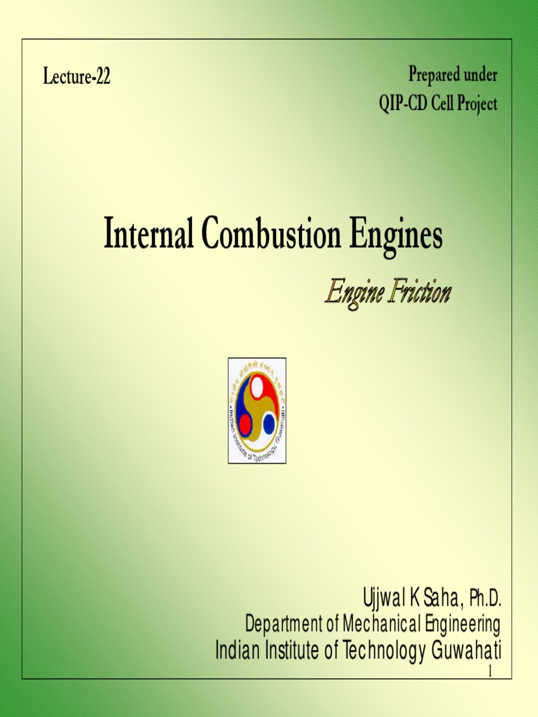 Engine Friction and Efficiency Analysis | PDF | Internal Combustion ...