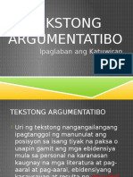 Tekstong Argumentatibo