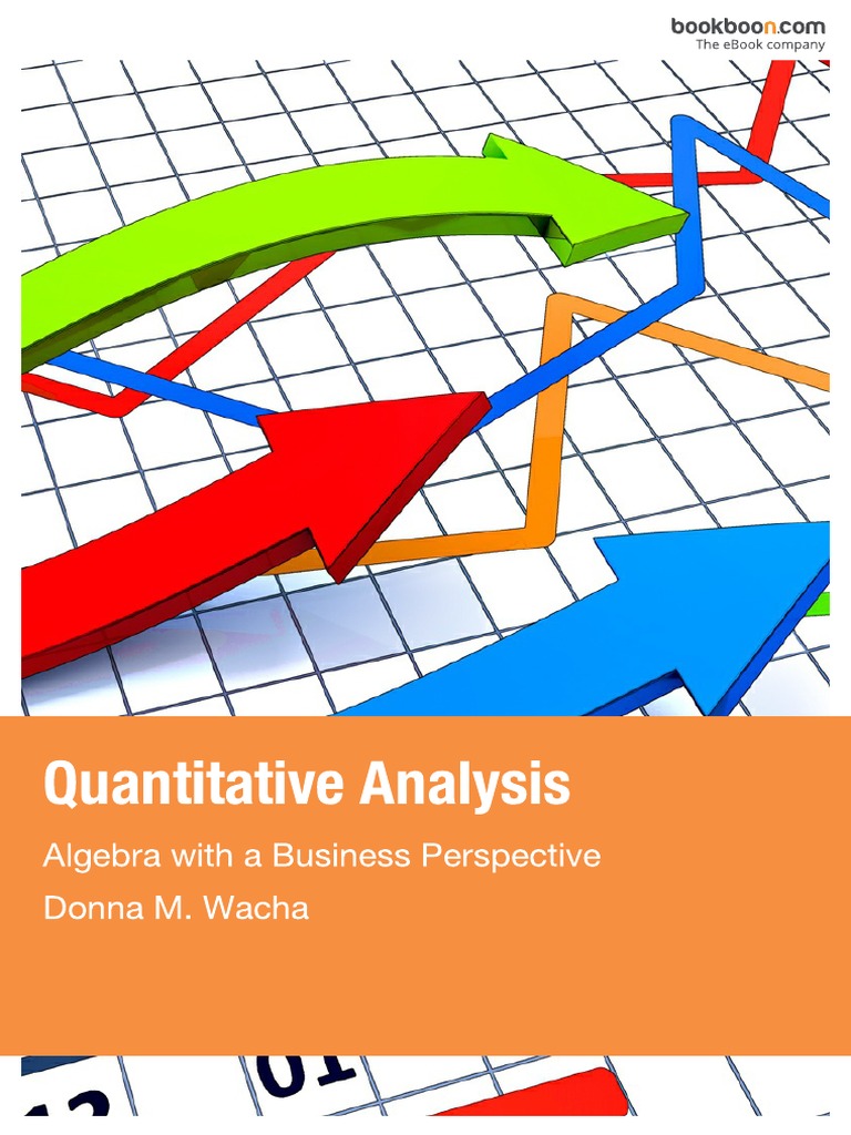 Quantitative Analysis | PDF | Quadratic Equation | Matrix (Mathematics)