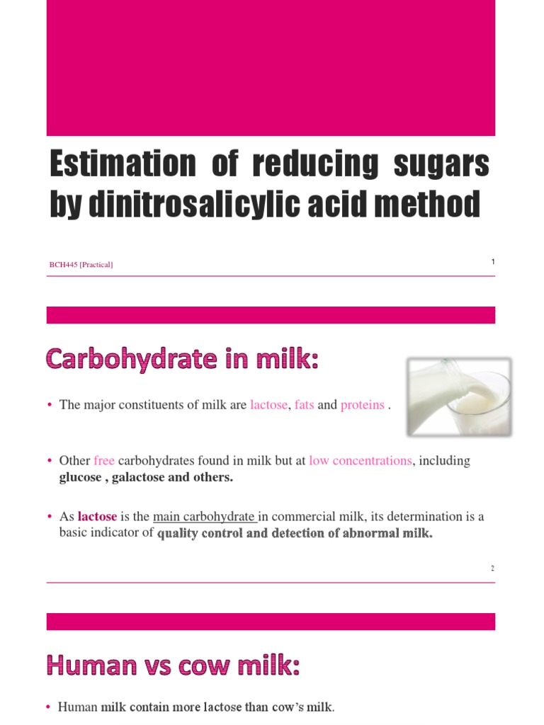 DNS Method for Reducing Sugar Estimation | PDF