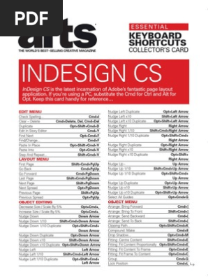 Indesign Shortcuts