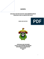 Download Analisis Faktor-faktor Yang Mempengaruhi Produksi Padi Di Kabupaten Wajo by Regandhi Islam Aditio Riyadi SN330609561 doc pdf