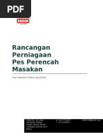 Rancangan Perniagaan Pes Perencah Masakan