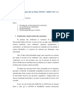 Plan de Trabajo de UNES - Por La PUCP (MD FEPUC)