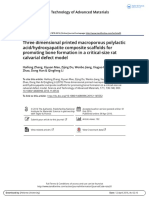 Three Dimensional Printed Macroporous Polylactic Acid Hydroxyapatite Composite Scaffolds For Promoting Bone Formation in A Critical Size Defect Model