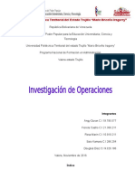 Investigación de Operaciones 1