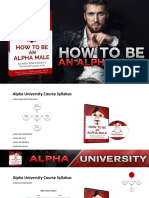 Alpha University - How To Be An Alpha Male Free Workshop Presentation