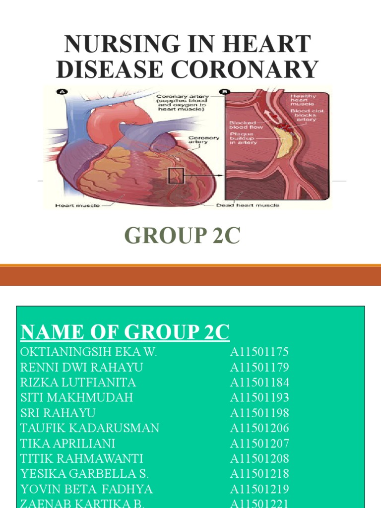 Nursing Care for Coronary Heart Disease | PDF | Coronary Artery Disease ...