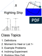 Ship Stability Lesson