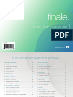 Finale 2014 Quick Reference Guide for Windows