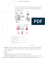 Algal Cell Walls - CSIR NET Life Sciences