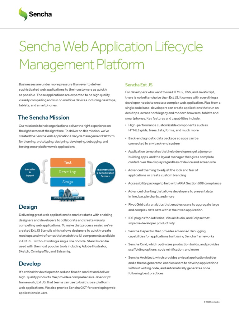 Web App Lifecycle MGMT Platform Datasheet Screen 20160518 | PDF | Web ...