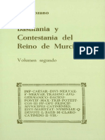 Bastitania y Contestania del Reino de Murcia volumen segundo 