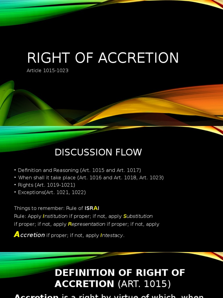 Understanding the Right of Accretion | PDF | Will And Testament ...