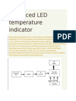 Advanced LED Temperature Indicator