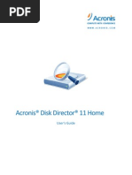 Acronis Disk Director 11 Home Userguide