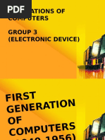 Generations of Computer