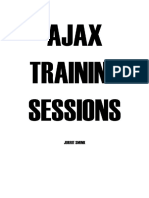 Ajax Training Sessions