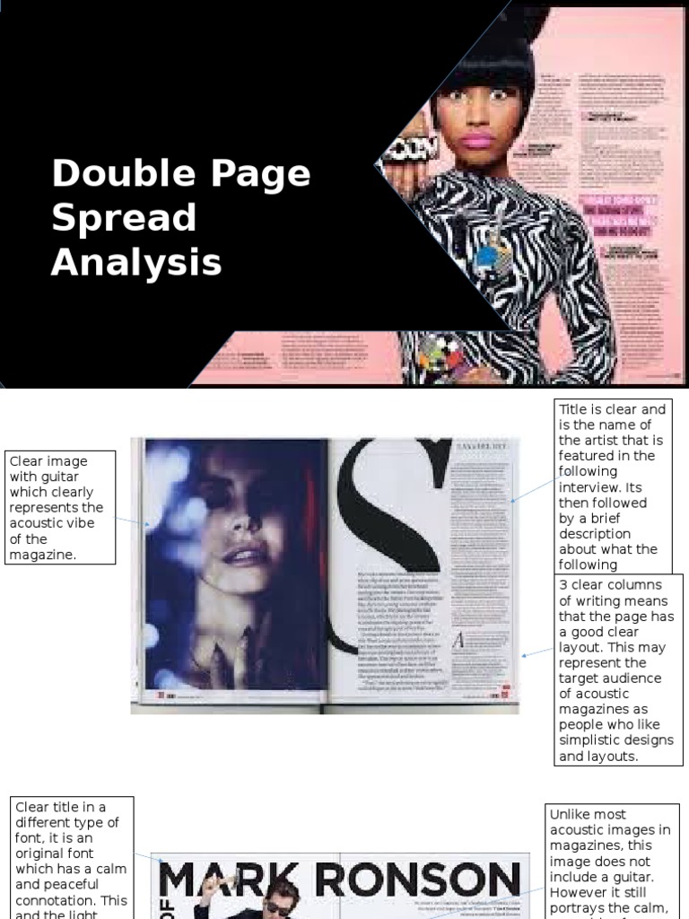 Double Page Spread Analysis PDF